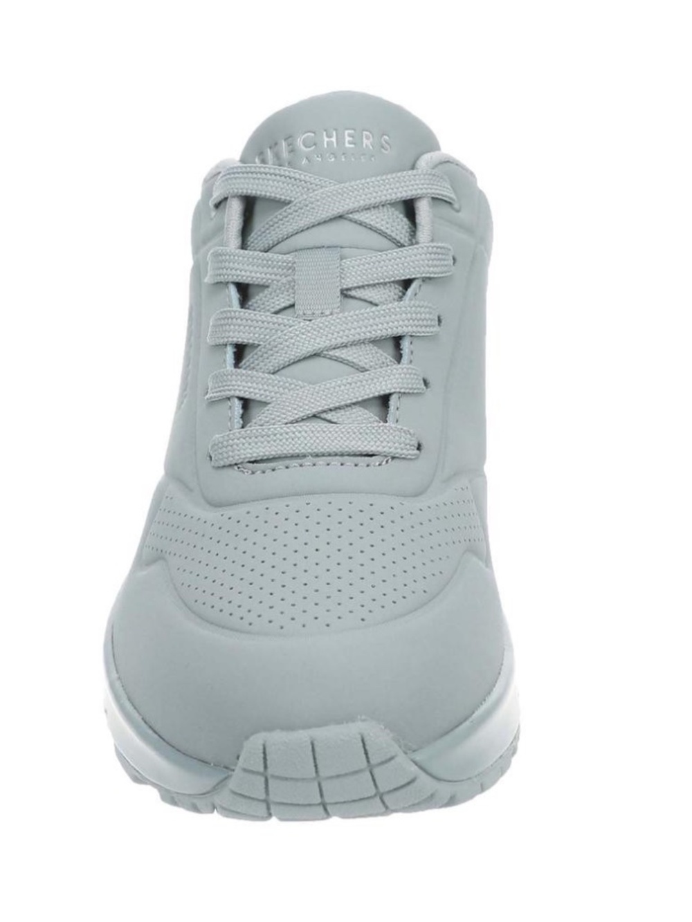 NEW NWT Women's Skechers Lace Up Sneakers Uno Stand On Air Foam Grey Blue 9.5 M - Picture 10 of 14